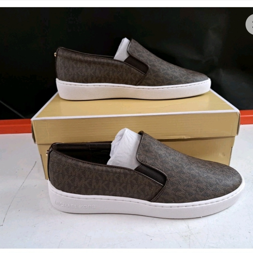 Michael Kors Brown Slip-On Loafers Comfort